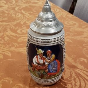 German Beer Stein 8 7/8" Tall